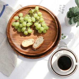 포홈 오가닉우드 원형 트레이(L)