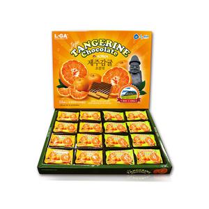 [엘가] 수제 초콜릿 제주감귤초콜릿(대) 28개입