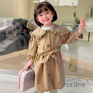 [로라네]프릴 트렌치코트