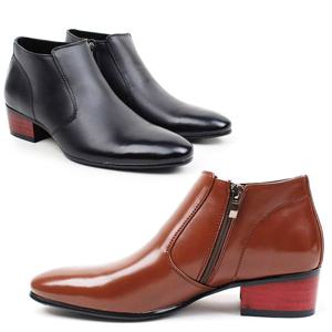[세자매]소가죽 남성정장부츠 키높이 정장구두 지퍼장착 부츠