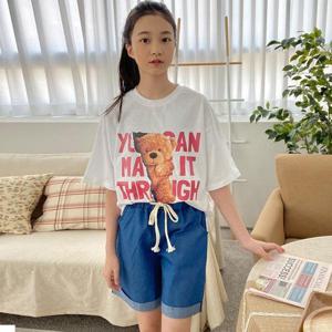 [제니]제니 JN 헤지 청 반바지 여름 여아 주니어 데님 카브라 팬츠