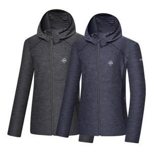 콜핑 남성 하이쿨 멜란지 트레이닝 집업 바람막이 등산 자켓