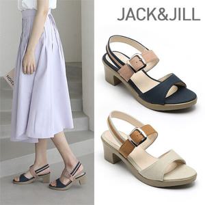 [잭앤질]잭앤질 버클 통굽샌들(JB1393)