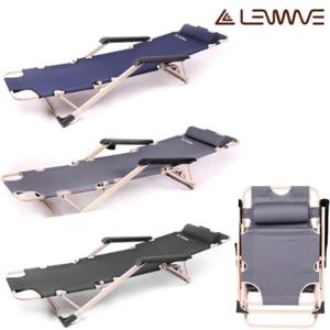 런웨이브 모던 접이식 침대 캠핑 의자 각도 조절 간이 야전 이동