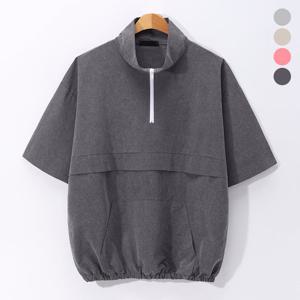 [후앙스] 오버핏 피그먼트 아노락 반팔티셔츠 BNRT1514