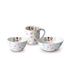 [한국도자기] 젤리버블 키디 1인반상기 3p