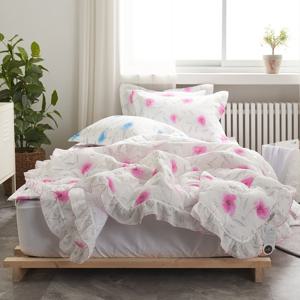 [베개솜증정]룸마이룸 수채화 스노우리플 이불카페트세트SS