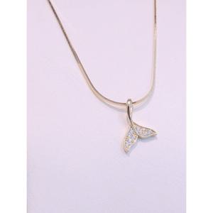 미니골드 14k 플로랜스 고래꼬리 펜던트 POTM4010