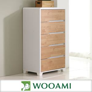 [우아미가구]블리오 슬림 5단서랍장