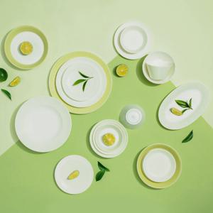 [한국도자기]라임 4인홈세트 20p