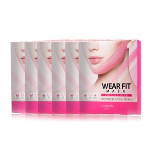 셀더마 웨어 핏 마스크 쉬폰핑크 (5매입)*6박스