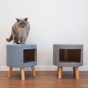 [숨결] 유씨엠 냐아옹 스툴겸 고양이집