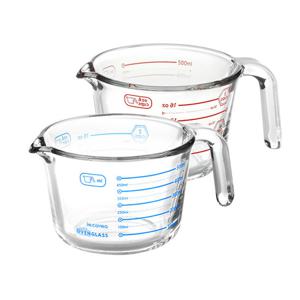 수퍼오븐글라스 내열유리 계량컵 500mlx4개