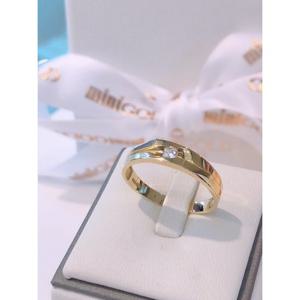 미니골드 14K 알루에뜨 커플링(남) RGWC4025