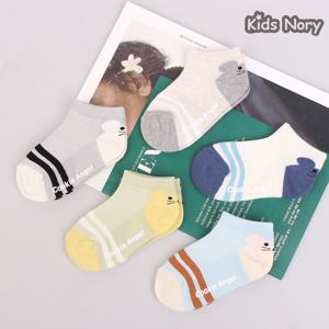 쿠키귀욤이 유아동 양말 5족/유아/아동/아기/어린이/여름/망사