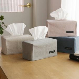 데코토닉 내츄럴코튼 티슈커버(컬러4종)