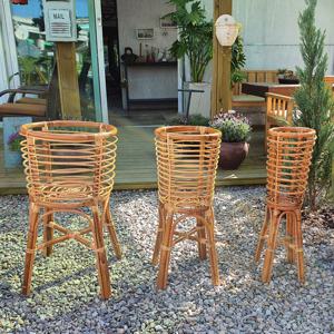 사라방드 천연라탄 자야 실내/야외 화분받침대_세트/라탄소품