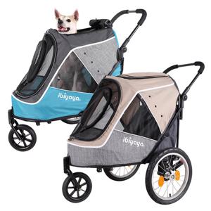 이비야야 해피트레일러2.0 강아지 유모차 FS2080+에어펌프