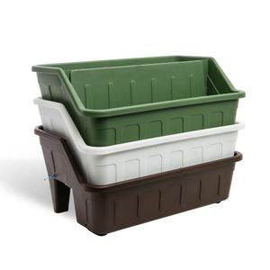 2단 초화박스 플라스틱 옥상 베란다 텃밭화분