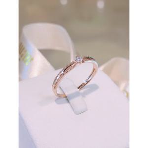 미니골드 14K [탄생석] 젠로제냐 미스링 RRTM4085