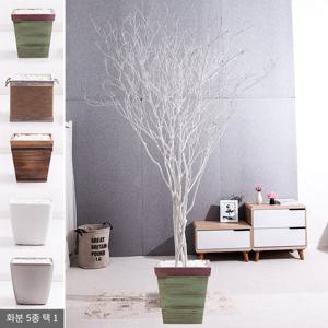 조화나무 인조나무 화이트 소원나무 화분 set 240cm 조화 인테리어 조경 장식