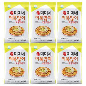 미미네 어묵많이 국물떡볶이 570g*6팩 (총18인분)