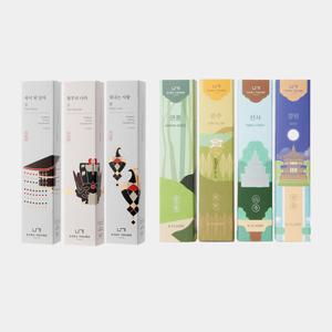 카라영 인센스 선향 7종 세트 + 홀더 포함