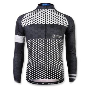 세컨윈드 닷츠 긴팔 자전거져지 상의 복장 자전거의류