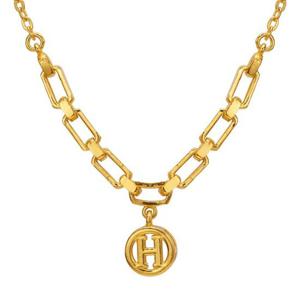 [한국금다이아몬드] 여자 순금 목걸이 체인 H 라운드 24K 11.25g 18K장식