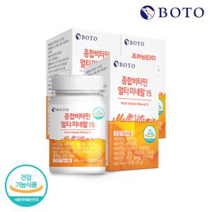 보뚜 종합비타민 멀티 미네랄15 90정 x 3통 (9개월분)