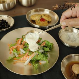 명성유기 방짜 원접시 19.5cm