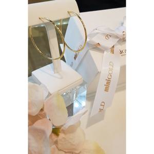 미니골드 14K 1.5MM 파이프링 귀걸이 ENBM4102