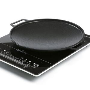 퀸센스 솥뚜껑 인덕션겸용 캠핑 그리들팬 36cm 국산