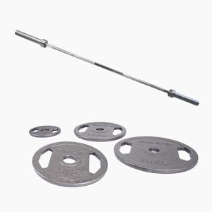 아이언 더딘 중량원판 바벨세트 79kg I 바벨원판 마구리