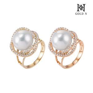 골드앤 14K 아우라 담수진주 13mm 반지