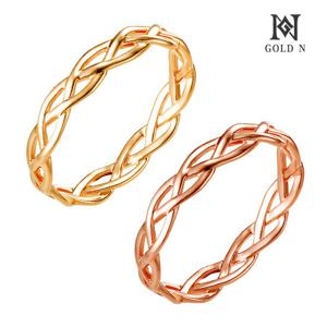 골드앤 14K 플리치 반지