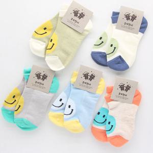 빅토 아동양말 발목(동글이) 5켤레랜덤