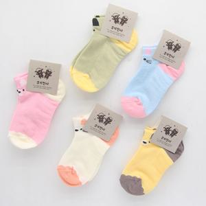 빅토 아동양말 발목(고양이) 5켤레랜덤