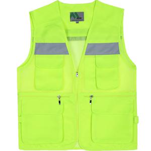 [노블진]TC 형광 망사조끼 작업복 남성등산조끼 안전조끼