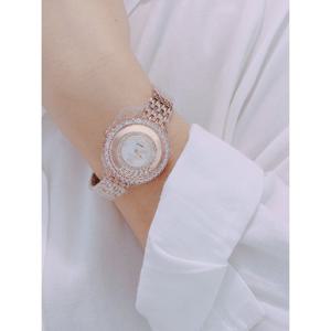 미니골드 하드 디오네 트윈 문 시계 핑크 WR005MWPK