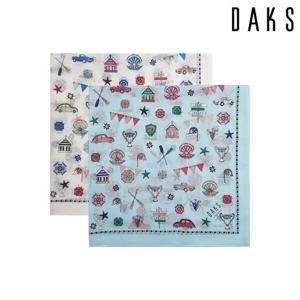 닥스 면대 나염 손수건 DGS1302