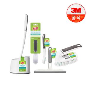 [3M]욕실 청소 5종세트 그레이(