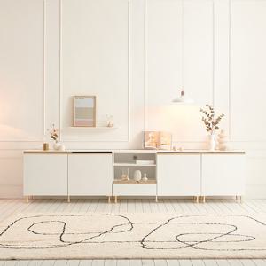 나무뜰 쉬가 3000B 높은 거실장 세트 PKF041C (착불)