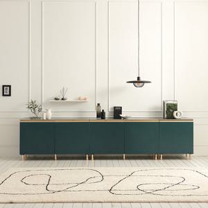 나무뜰 누브 모듈가구 3000A 높은 거실장 세트 PKF025C (착불)