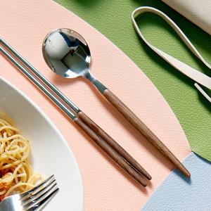 델리아 수저세트 1인용 한식 디너 스푼 숟가락 젓가락