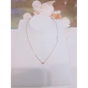 미니골드 14K 디얼마이 이니셜목걸이 NONM4017