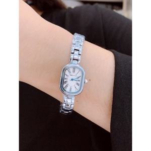 미니골드 로제르 메탈 와치 화이트 W266MWWH