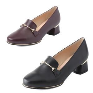 [엘칸토] 4cm쿠션굿여성미들힐로퍼구두LCWD31U126HM