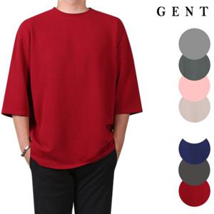 [겐트옴므]남성용 오버핏 엠보 쿨링 7부 티셔츠_GT9201C