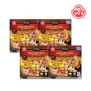 [오뚜기] 페페로니디럭스 치즈크러스트 피자 510g x 4개